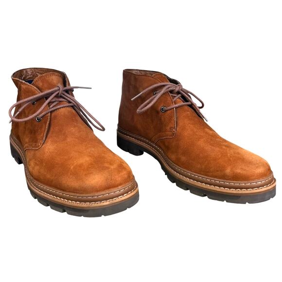 Timberland Men’s Port Union Brown Leather Chukka Boot Size US 10.5 - Picture 5 of 11